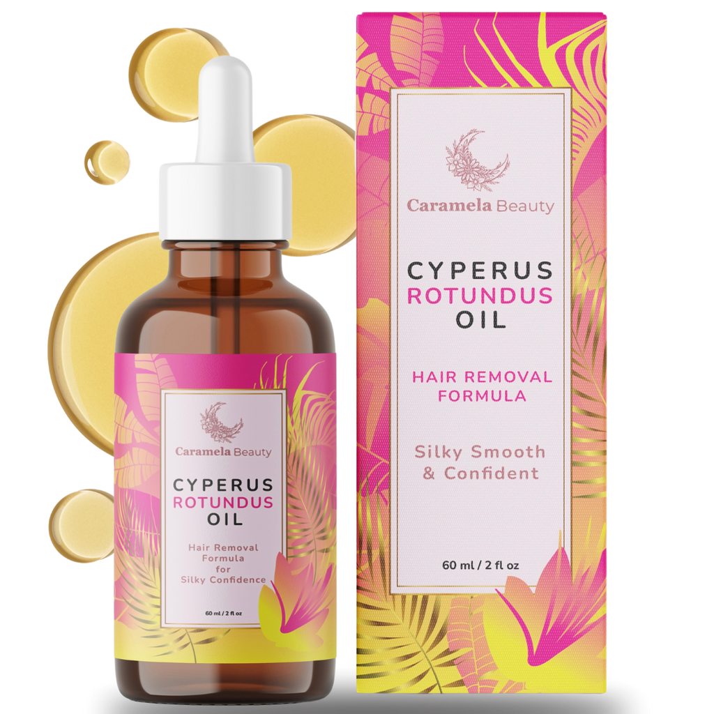 Caramela Beauty Cyperus Rotundus Oil for Natural Permanent Hair Reduction-Shop