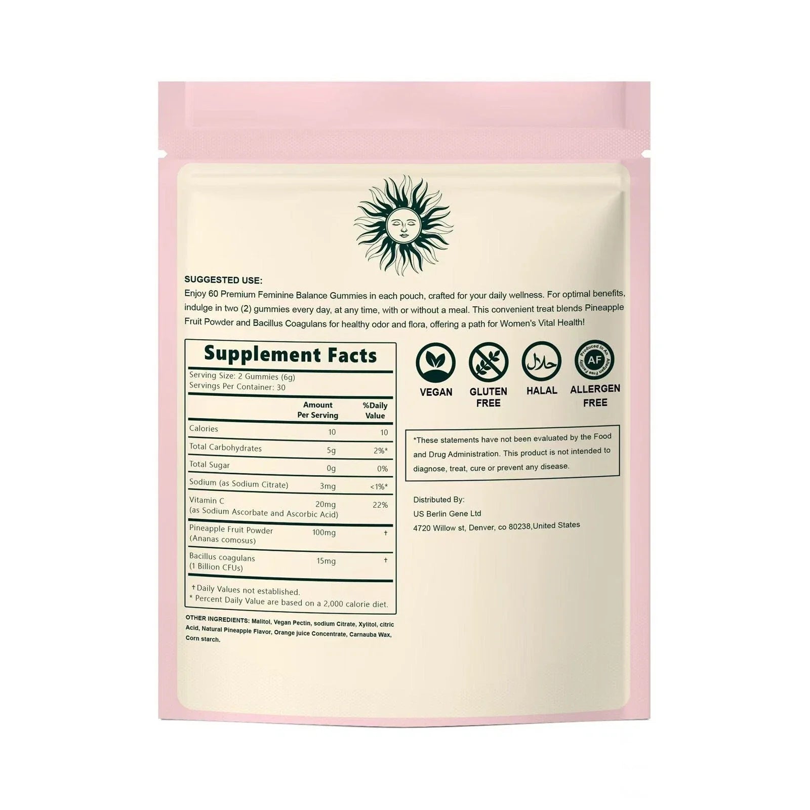 Premium Women's Balance 60 Gummies to Promote Women's Health-Shop