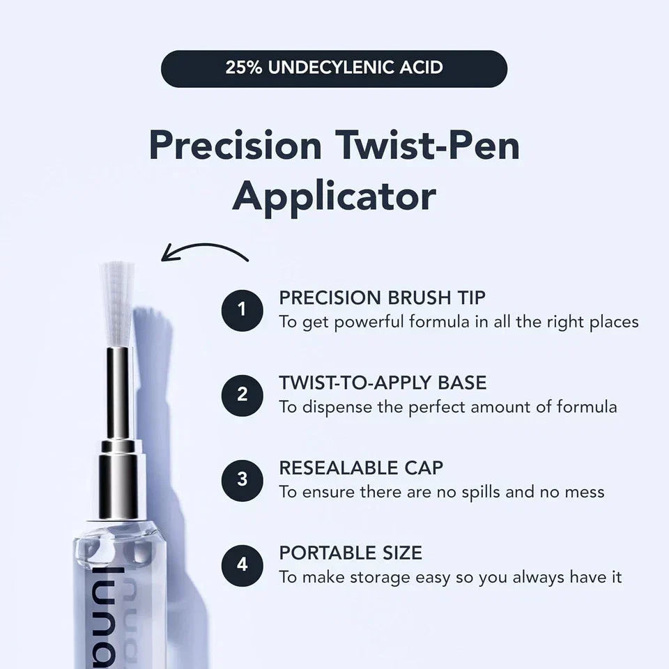 Lunavia Antifungal Pen – 25% Undecylenic Acid, Toenail Fungus Treatment Extra St-Shop